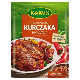 Kamis Przyprawa do kurczaka pikantna 25 g - Przyprawy i zioła sypkie - miniaturka - grafika 1