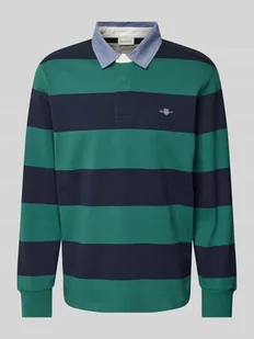 Bluza o kroju regular fit z wyhaftowanym logo model ‘CHAMBRAY’ - Koszulki męskie - miniaturka - grafika 1