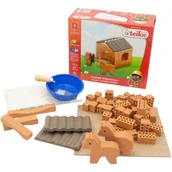 Klocki - Klocki Konstrukcyjne Cegiełki Zestaw Teifoc Mała Stajnia 50 elementów - miniaturka - grafika 1