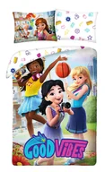 Pościel dla dzieci - Halantex Pościel Lego Friends 140x200 dla dziewczynek - miniaturka - grafika 1