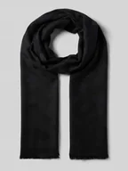 Apaszki i szaliki damskie - Szal z mieszanki modalu i wełny model ‘MONYQUE’ - miniaturka - grafika 1