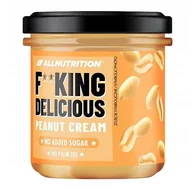 Słodkie kremy i masła - Alluntrition Fitking Delicious Peanut Cream Masło orzechowe, 350 g -> Wysyłka od 3,99 - odbiór w Żabce - miniaturka - grafika 1