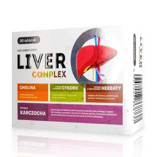 LiverComplex, 30 tabletek - Układ pokarmowy - miniaturka - grafika 1
