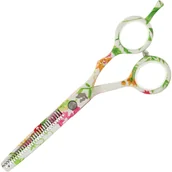 Nożyczki fryzjerskie - Wolf degażówki nożyczki praworęczne 5,5 Garden offset fryzjerskie do strzyżenia włosów do salonu linia classic - miniaturka - grafika 1