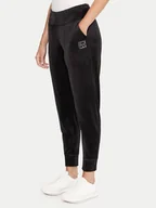 Spodnie sportowe damskie - DKNY Sport Spodnie dresowe DP5P3710 Czarny Regular Fit - miniaturka - grafika 1