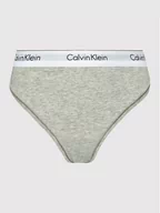 Majtki damskie - Calvin Klein Underwear Stringi 000QF5117E Szary - miniaturka - grafika 1