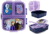 Zestawy naczyń dla dzieci - Frozen Kraina Lodu Śniadaniówka 4 Komory Pojemnik - miniaturka - grafika 1