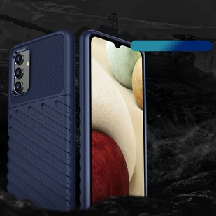 Thunder Case elastyczne pancerne etui pokrowiec Samsung Galaxy A13 5G niebieski - Etui i futerały do telefonów - miniaturka - grafika 2