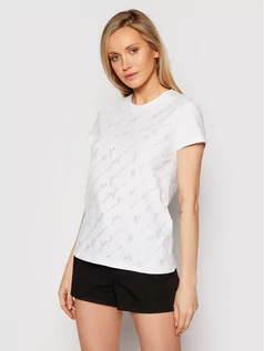 Koszulki i topy damskie - LIU JO T-Shirt CA1174 J5003 Biały Regular Fit - grafika 1