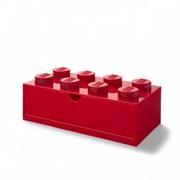 Pojemniki na zabawki - Lego Desk Drawer 8 Red - miniaturka - grafika 1