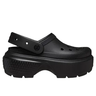 Klapki Crocs Stomp Clog 209347-001 - czarne - Klapki i japonki damskie - miniaturka - grafika 1
