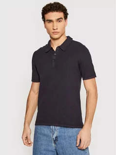 Koszulki męskie - Only & Sons Polo Moose 22019416 Granatowy Regular Fit - grafika 1