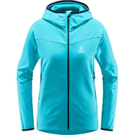 Bluzy damskie - Haglöfs Damska bluza Frost Mid niebieski 4mr-maui-blau M - miniaturka - grafika 1