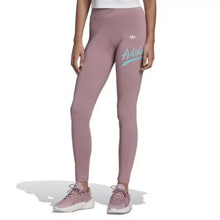 Legginsy - Adidas Legginsy Modern B-Ball Tights HD9775 - różowe - grafika 1