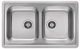 Alveus ELEGANT 40 stal SATYNA 1009383 - Zlewozmywaki - miniaturka - grafika 1