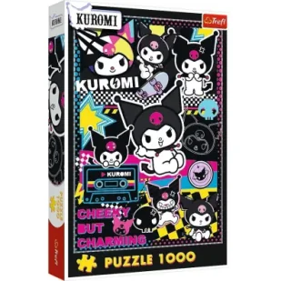 Puzzle 1000 W świecie Kuromi TREFL - Puzzle - miniaturka - grafika 1