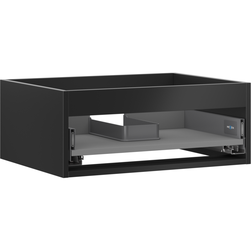 Mexen Box-A korpus szafki podumywalkowej 60 cm, 1 szuflada, czarny mat - 91AX0-0600-235-1-71