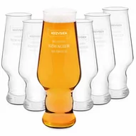 Szklanki - Szklanki do piwa x6 Krosno Splendour dla szwagra na imieniny - miniaturka - grafika 1