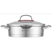 Garnki - Kassel płaski z pokrywą Vienna 24 cm 93031 - miniaturka - grafika 1
