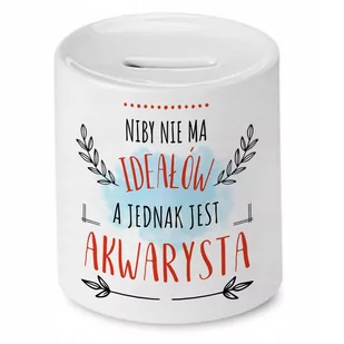 Skarbonka Dla Akwarysty na Urodziny Prezent z Nadrukiem ze Zdjęciem - Skarbonki - miniaturka - grafika 1