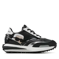 Sneakersy damskie - Sneakersy KARL LAGERFELD KL62930N Czarny - miniaturka - grafika 1