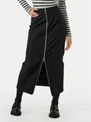 Spódnice - ONLY Spódnica maxi Marcella 15338423 Czarny Regular Fit - miniaturka - grafika 1