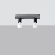 Lampy sufitowe - Tavo lampa sufitowa 2xE27 szara SL.1157 - miniaturka - grafika 1