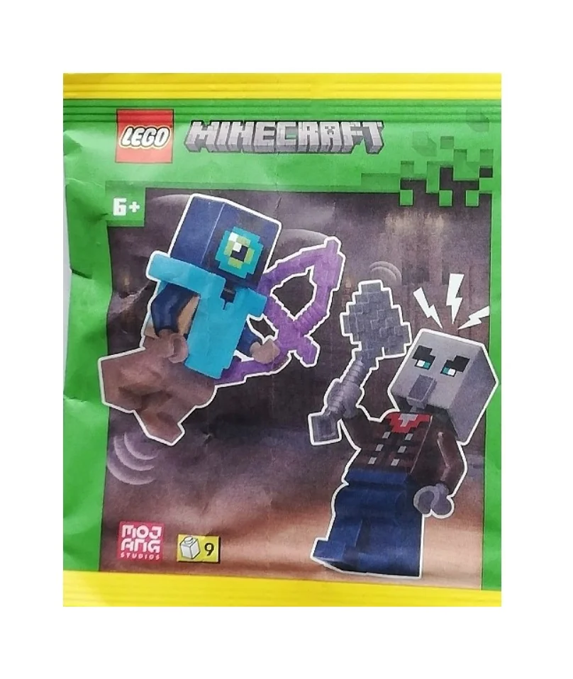 Zestaw LEGO Minecraft – Hero with Illager #L0002249 polybag, klocki, foilpack