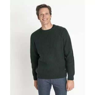 Lee Chunky Crew Neck Dk Męski Sweter Klasyczny Bottle Green L83Klnbb-L - Swetry męskie - miniaturka - grafika 1