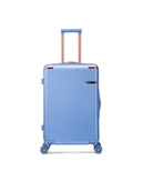 Nerki - Semi Line Walizka duża T5915-5 Niebieski - miniaturka - grafika 1