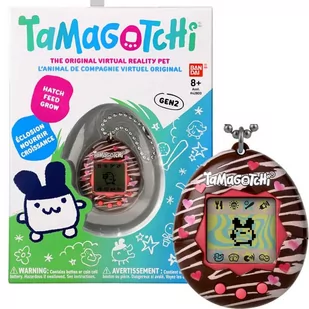 TAMAGOTCHI Bandai Oryginalne Gra Zwierzą CHOCOLATE - Zabawki interaktywne dla dzieci - miniaturka - grafika 1