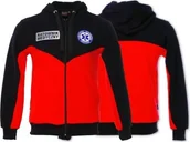 Odzież robocza - North Wind + medical Bluza ratownicza FLUO męska rozpinana z kapturem North-Wind funkcyjna z logo - miniaturka - grafika 1