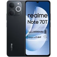 Telefony komórkowe - Realme Note 70T 4/256GB Czarny - miniaturka - grafika 1