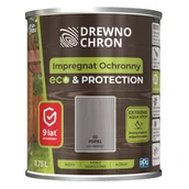 Farby i impregnaty do drewna - Drewnochron Impregnat ochronny ECOPROTECTION popiel 0,75 l - miniaturka - grafika 1
