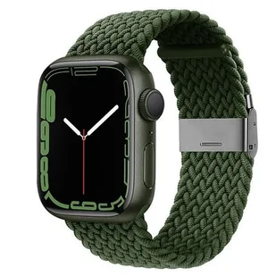 Crong Pasek pleciony Crong Wave Band do Watch 42/44/45 mm zielony CRG-44WAV-GRN - Akcesoria do smartwatchy - miniaturka - grafika 1