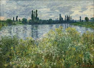 Plakaty - Galeria Plakatu, Plakat, Banks of the Seine, Vétheuil, Claude Monet, 50x40 cm - miniaturka - grafika 1