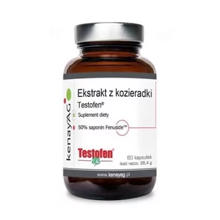 Kenay Testofen Testrosteron Kozieradka Ekstrakt 60 kaps - Suplementy naturalne - miniaturka - grafika 1
