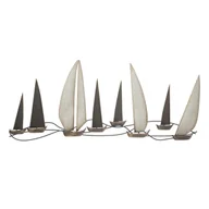 Naklejki na ścianę - Metalowa dekoracja ścienna 119x51 cm Regata – Mauro Ferretti - miniaturka - grafika 1