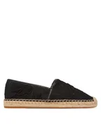 Espadryle damskie - KARL LAGERFELD Espadryle Kamini KL80121A Czarny - miniaturka - grafika 1