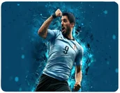 Podkładki pod mysz - Podkładka pod myszkę LUIS SUAREZ + imię - miniaturka - grafika 1