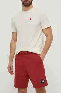 The North Face szorty bawełniane kolor bordowy NF0A87ECPOJ1 - Spodenki męskie - miniaturka - grafika 1
