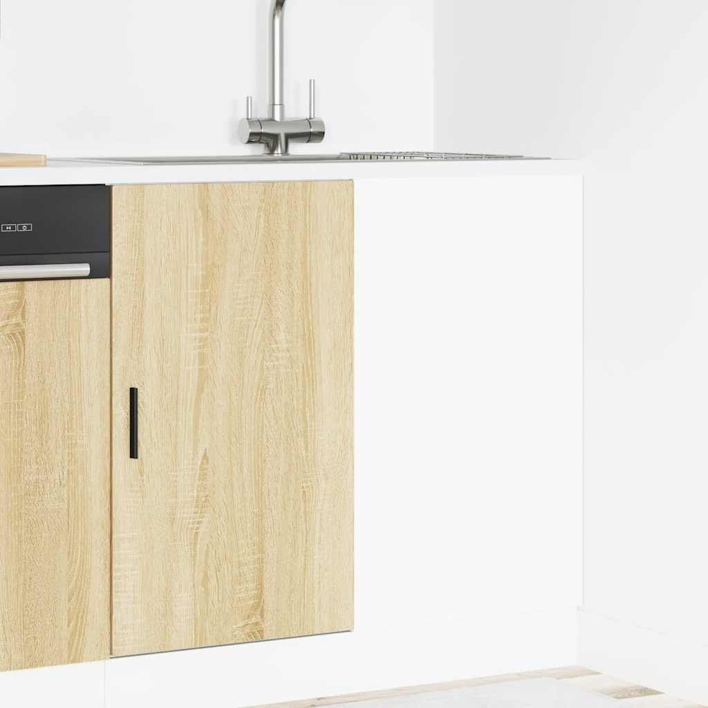 vidaXL Podstawa pod zlewozmywak z materiału drewnopochodnego w kolorze dąb sonoma