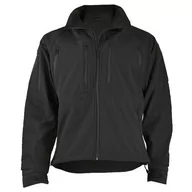 Odzież trekkingowa damska - Kurtka turystyczna męska Termoaktywna Mil-Tec SoftShell Czarna - miniaturka - grafika 1