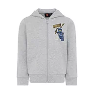 Bluzy dla chłopców - LEGO Chłopięca bluza z kapturem Ninjago Jungen z kapturem LWStorm 303 bluza z kapturem, 912 szary melanż, 122 - miniaturka - grafika 1