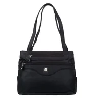 Torebki damskie - Średnia Torebka Damska Charm&Shape na ramię Czarna - miniaturka - grafika 1
