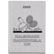 Notesy i bloczki - KALENDARZ SREBRNY B5 2025 Planer Dla NAUCZYCIELA WF Dzień Nauczyciela Wz - miniaturka - grafika 1
