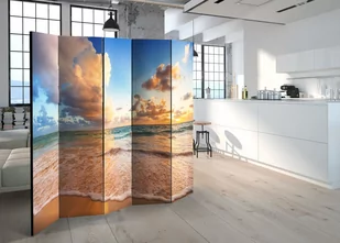 Parawan 5-częściowy - Poranek nad morzem II [Room Dividers] (rozmiar 225x172) - Parawany - miniaturka - grafika 2