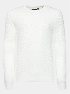 Brave Soul Sweter MK-273BRIGHAMB Écru Regular Fit - Swetry męskie - miniaturka - grafika 1