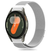 Akcesoria do smartwatchy - MILANESEBAND BRANSOLETA MEDIOLAŃSKA BRANSOLETKA DO SAMSUNG GALAXY WATCH 4 / 4 CLASSIC / 5 / 5 PRO / 6 / 6 CLASSIC / 7 / FE - SILVER - miniaturka - grafika 1