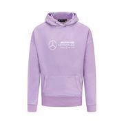 Bluzy męskie - Bluza męska Retro Hoodie Lilac Mercedes AMG F1 2023 - miniaturka - grafika 1